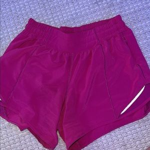 ripened raspberry shorts lululemon 4 inch inseam